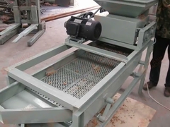 Almond hazelnut shelling machine test machine video