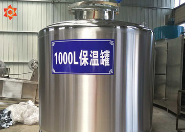 Resistenza della corrosione industriale sterile del carro armato del fermentatore della macchina di trattamento del latte 100L